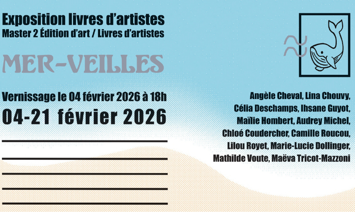 Affiche expo Livres d'artiste